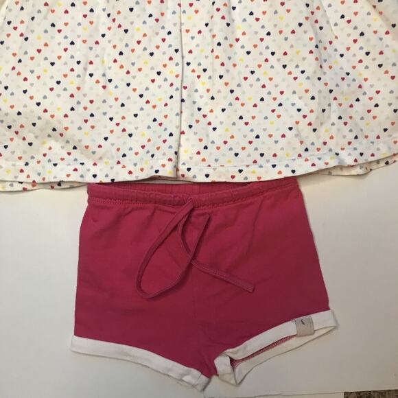 Omi Jo Well Dressed Wolf Confetti Aunt Heart Tunic & Shorties 18M - Picture 4 of 5